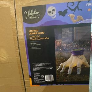 Lighted Zombie Hand NIB 2.5 Ft